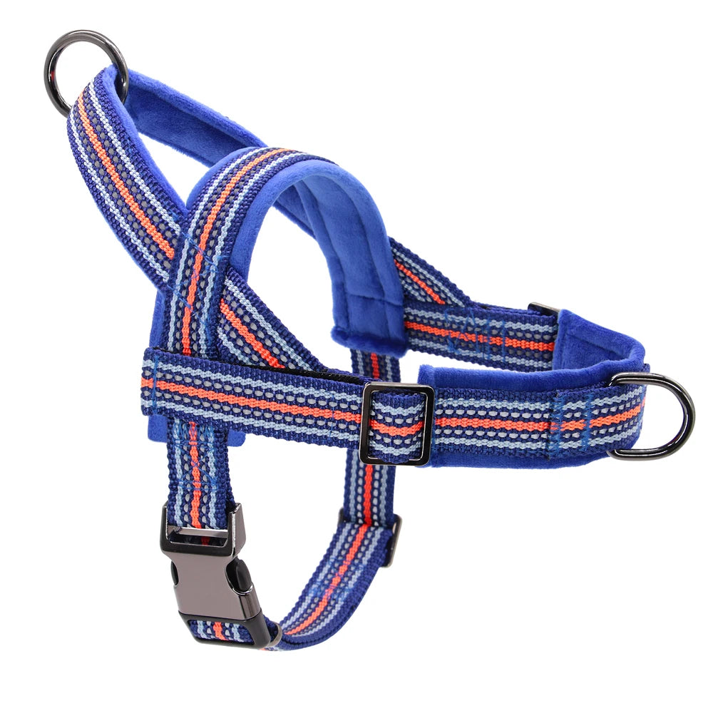 Slitstark Vadderad Hundsele med Handtag och Reflekterande Detaljer
