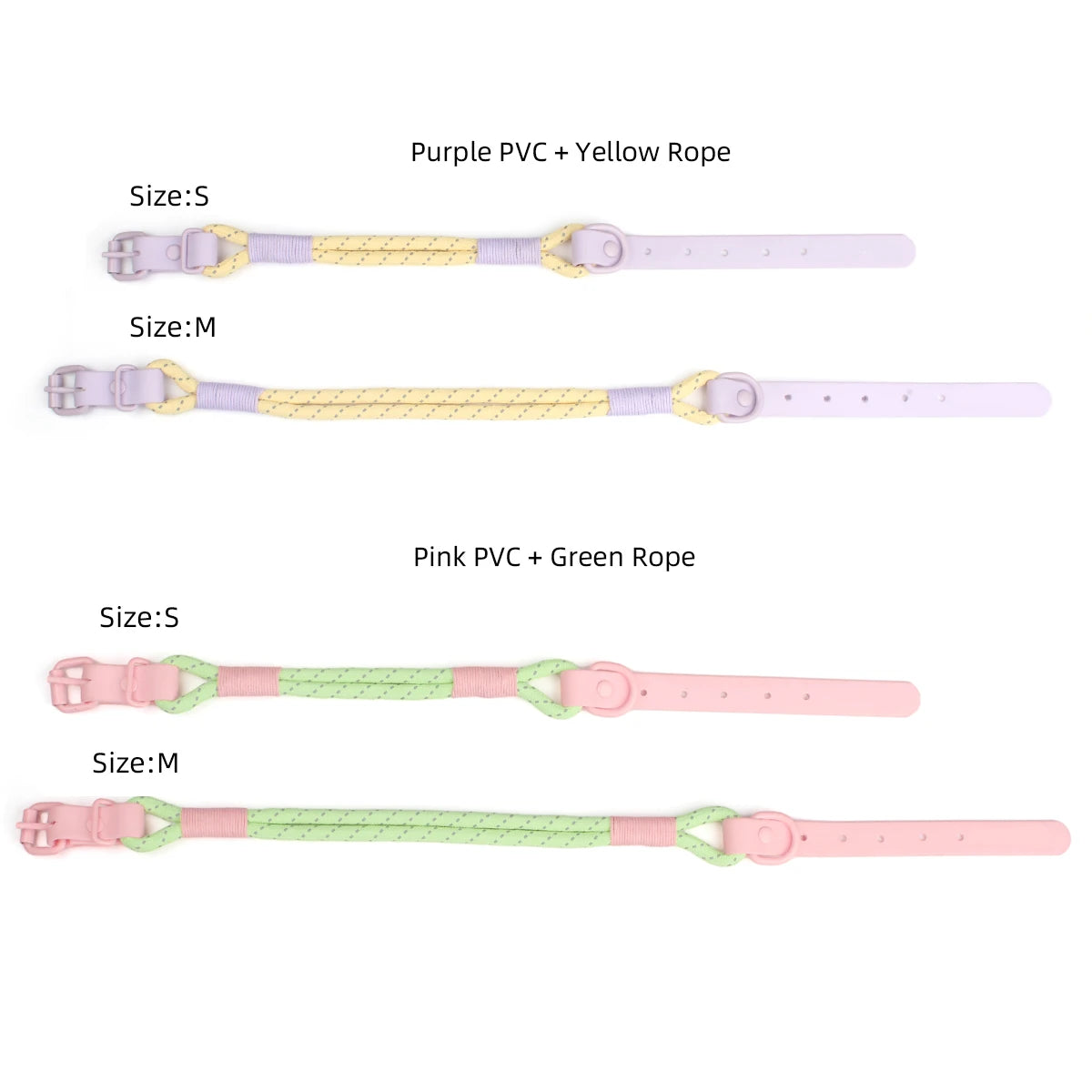 Populärt Justerbart Halsbands- och Koppelset i Reflekterande Nylon – Hundpromenad i Somrig Design