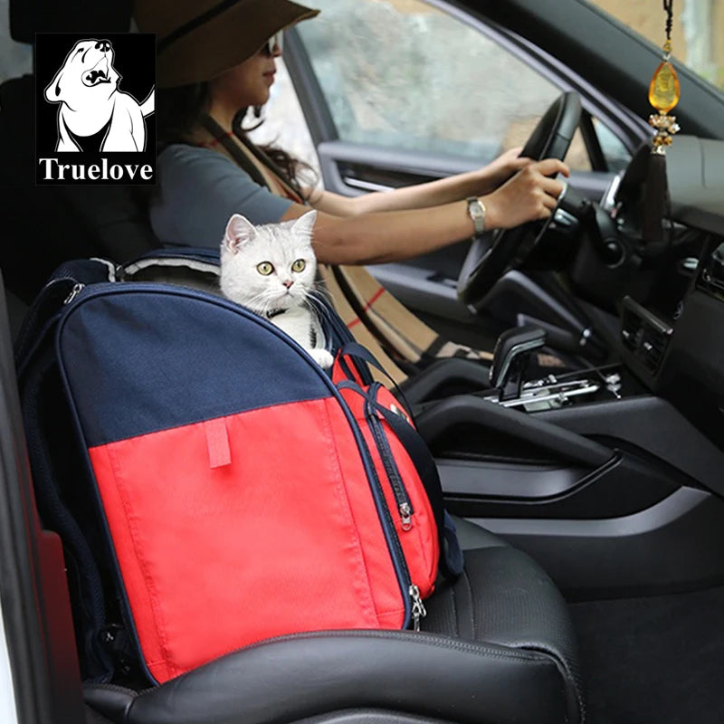 Multifunktionell Husdjursryggsäck för Hund & Katt – Lyxig Bärväska upp till 15 kg
