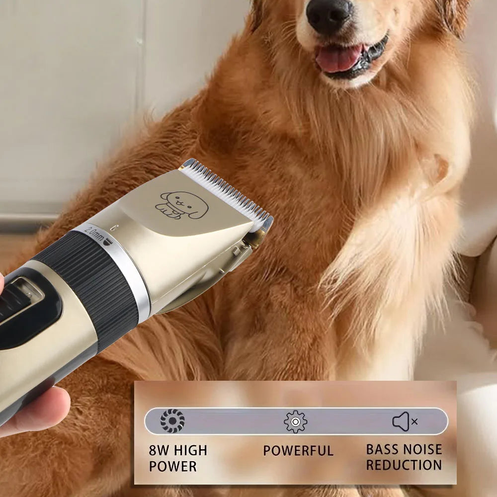 Professionell Husdjurstrimmer – Tystgående Klippmaskin för Hund och Katt