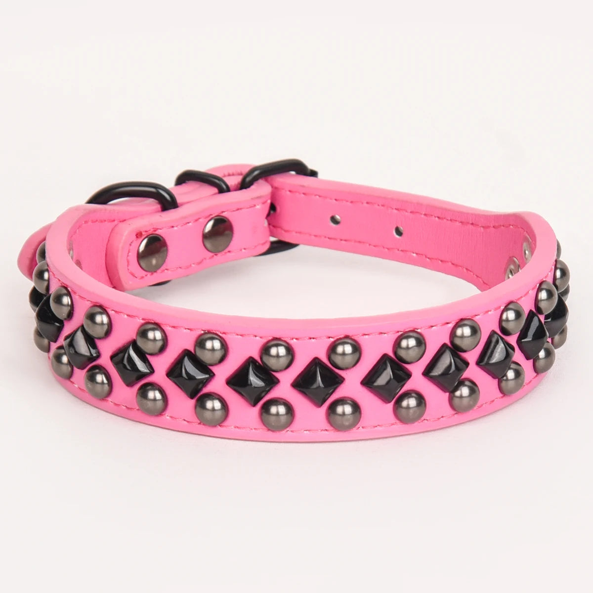 Slitstarkt Hundhalsband i PU-läder - Elegant och Tåligt Hundhalsband med Robust Design