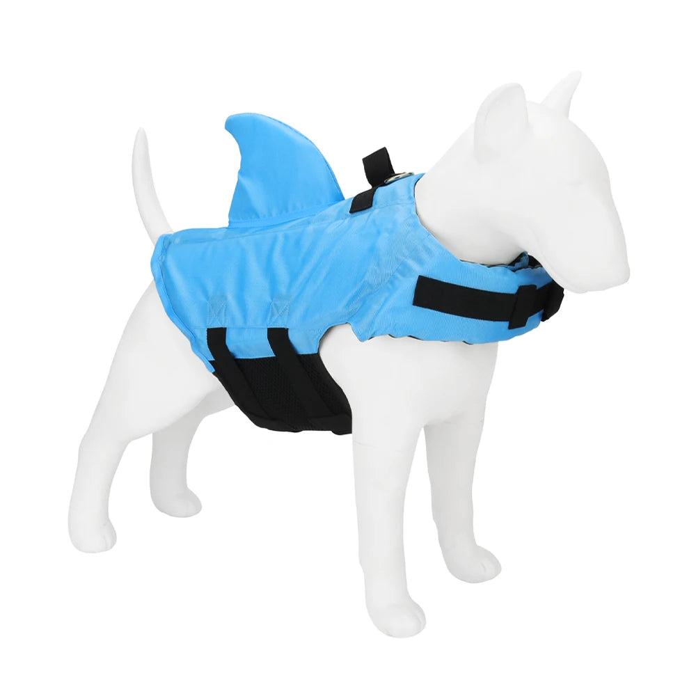 Flytväst för Hund – Hajfensdesign, Flera Storlekar