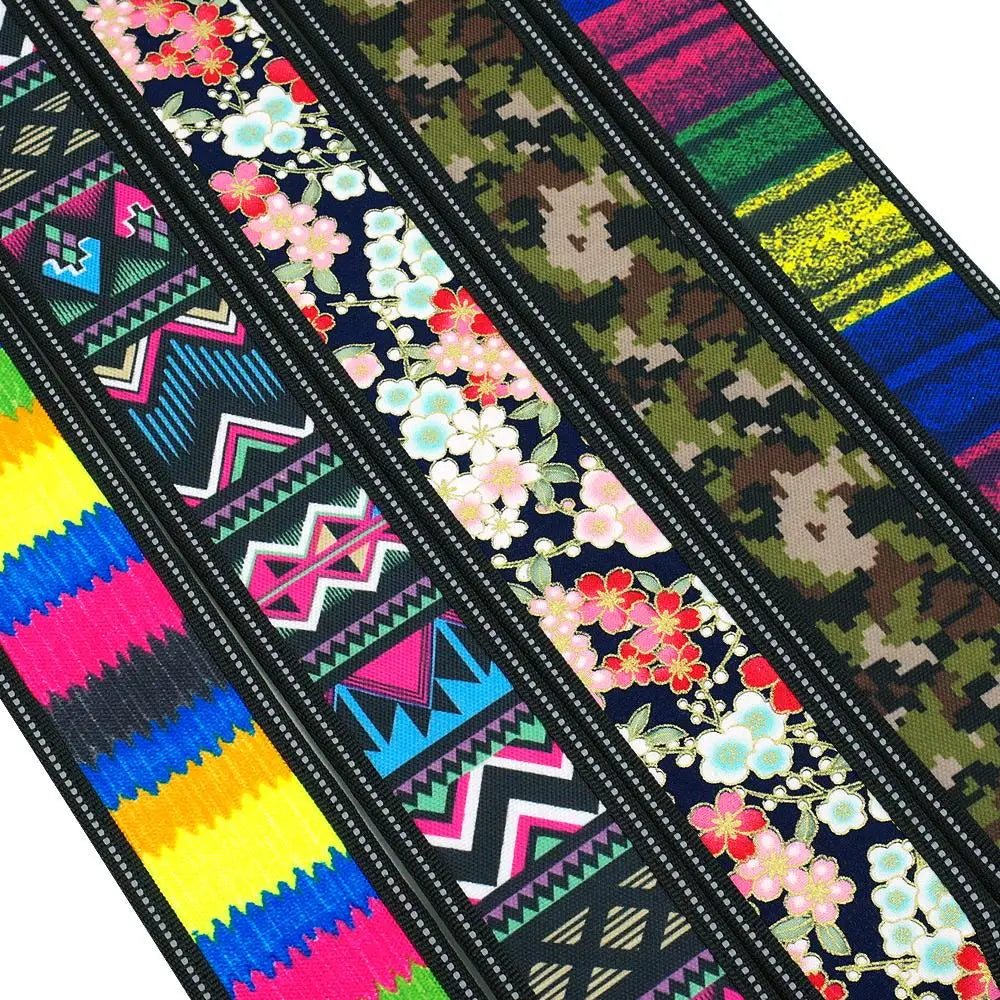Reflekterande och Mönstrat Nylonhalsband för Medelstora och Stora Hundar