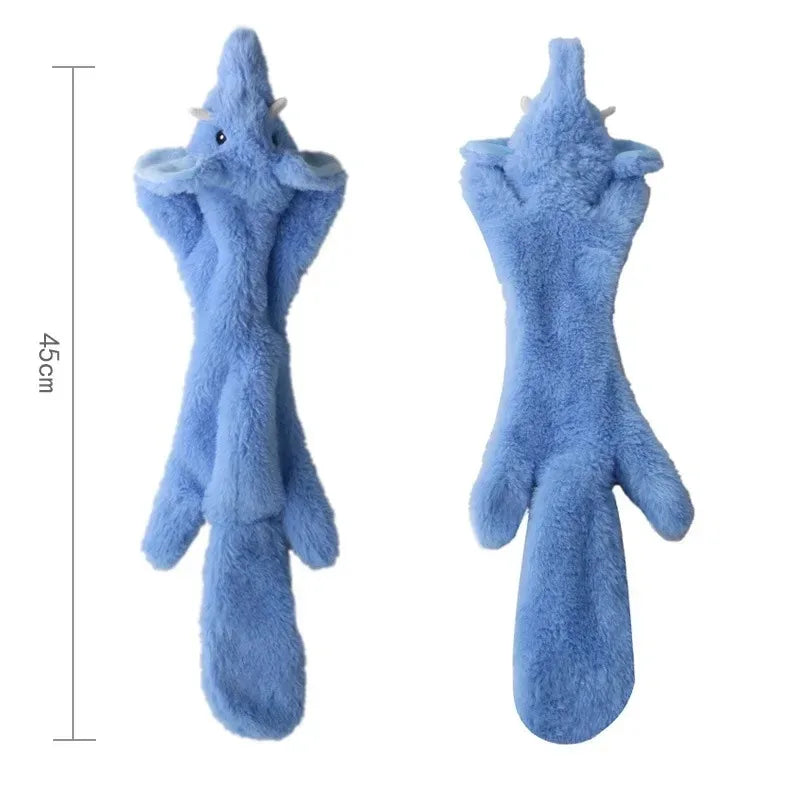 Tuggleksak Utan Fyllnad för Hund – Med Pipljud & Prassel i Slitstark Fleece
