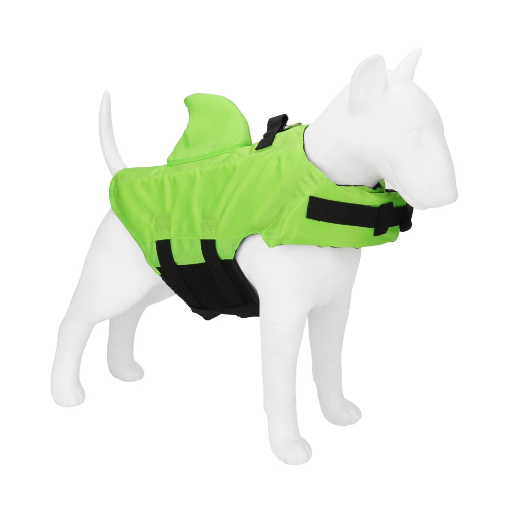 Flytväst för Hund – Hajfensdesign, Flera Storlekar