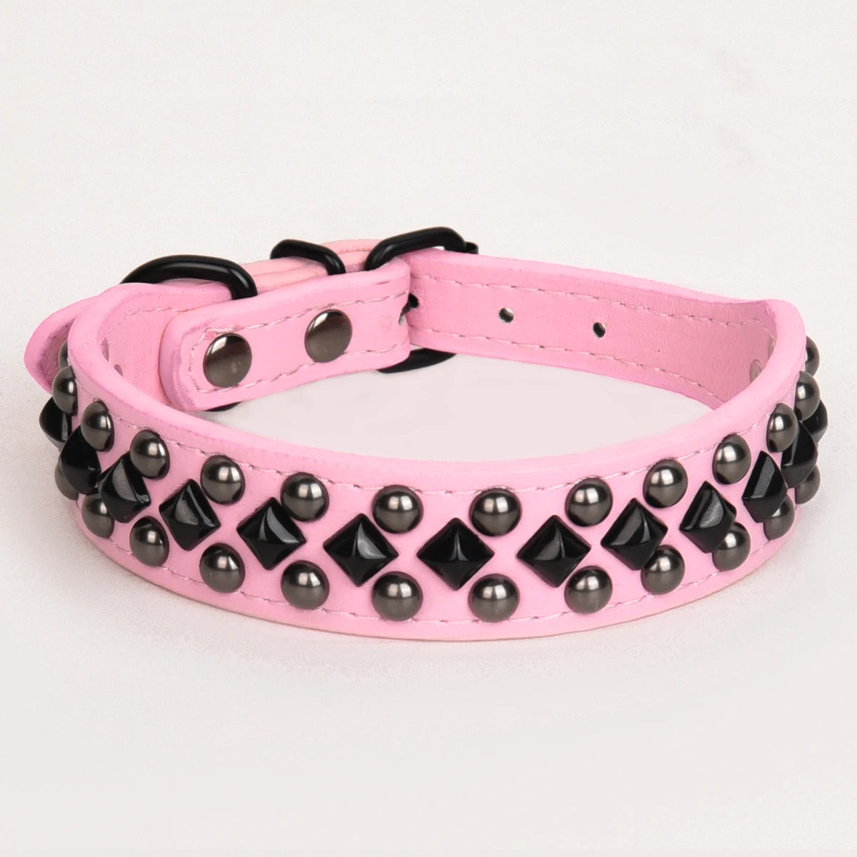 Slitstarkt Hundhalsband i PU-läder - Elegant och Tåligt Hundhalsband med Robust Design