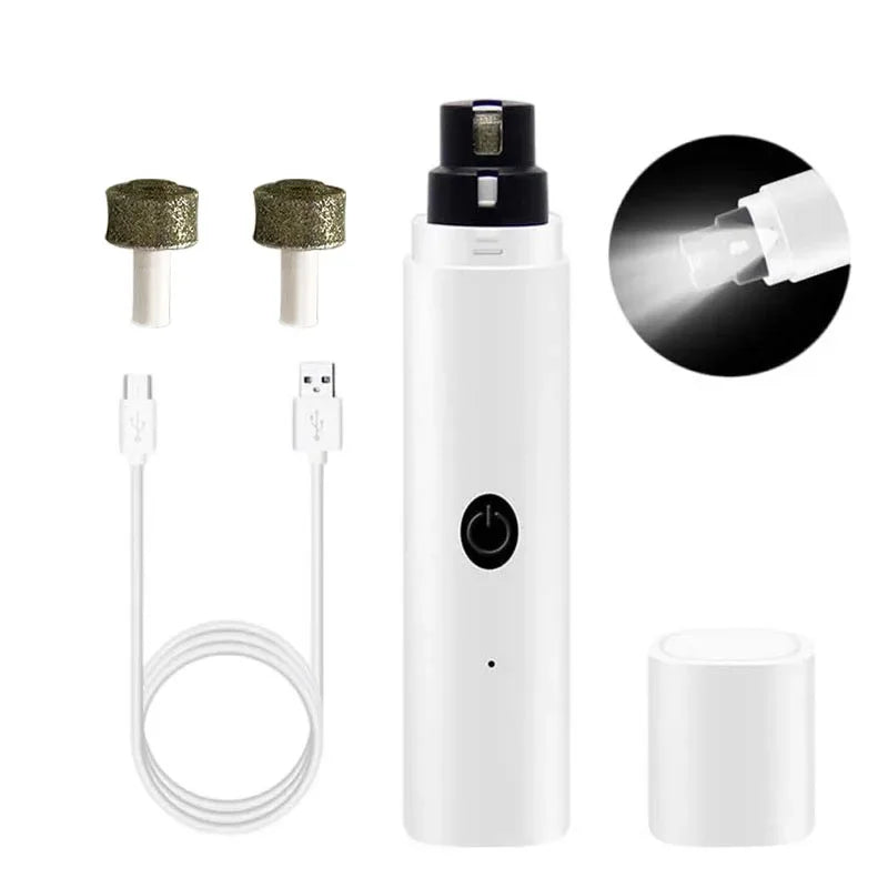 Elektrisk Kloslip med LED & USB – Tyst och Säker för Hund & Katt