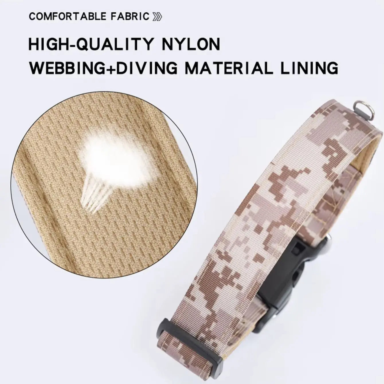 Taktiskt Hundhalsband – Extra Säkert för Medelstora till Stora Hundar
