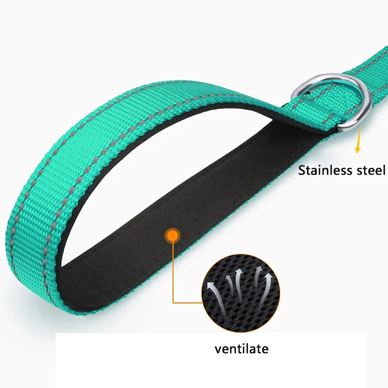 Reflekterande Koppel för Hund & Katt – Slitstarkt Polyester för Promenad & Träning