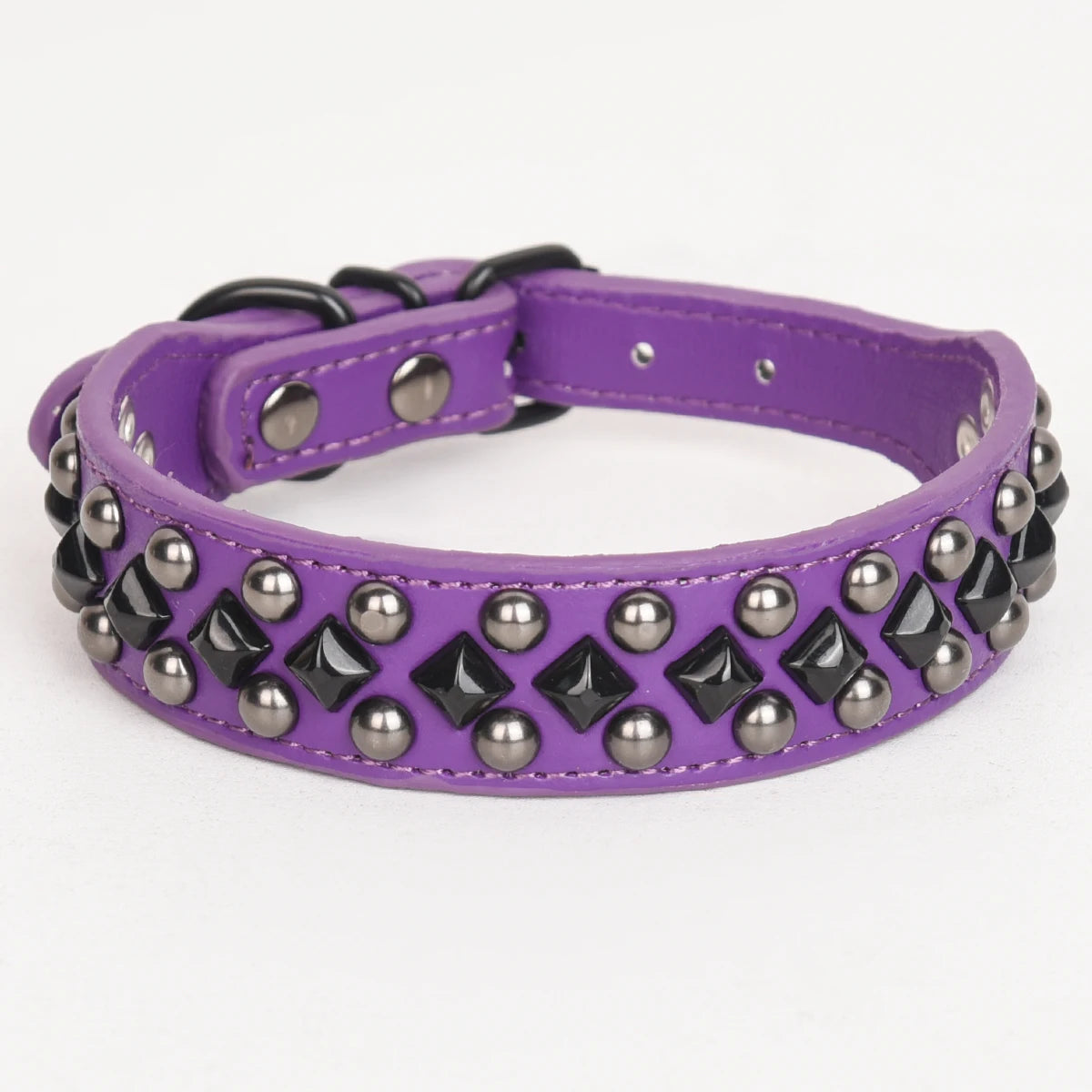 Slitstarkt Hundhalsband i PU-läder - Elegant och Tåligt Hundhalsband med Robust Design
