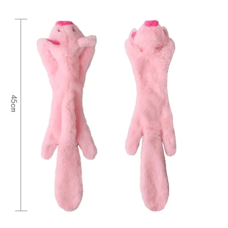 Tuggleksak Utan Fyllnad för Hund – Med Pipljud & Prassel i Slitstark Fleece