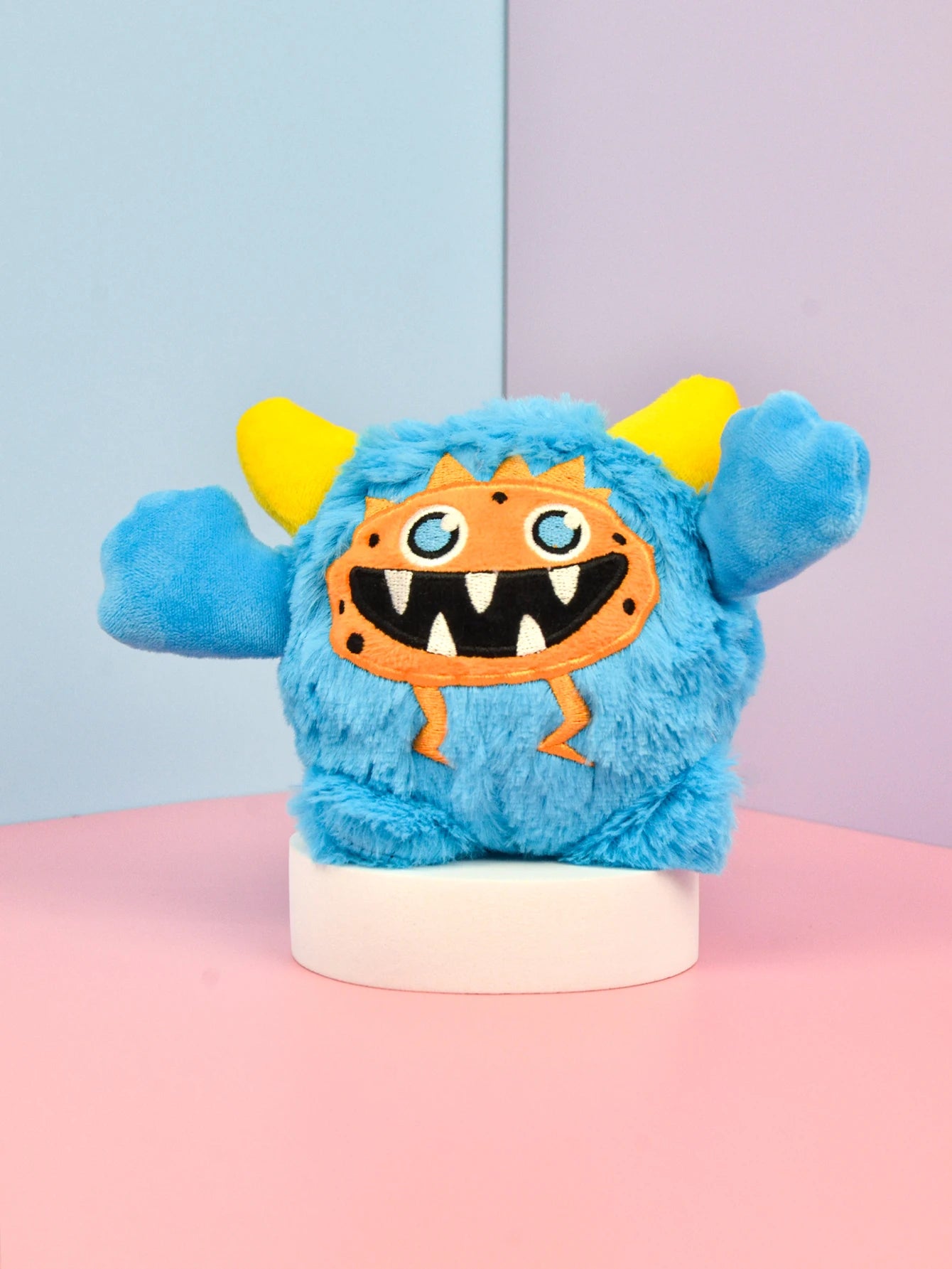 Mjuk Hundleksak i Form av ett Litet Monster med Ljudboll - Slitstark och Rolig