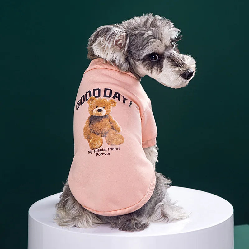 Björntröja i Fleece för Hund & Katt – Söt och Varm Pullover för Höst & Vinter