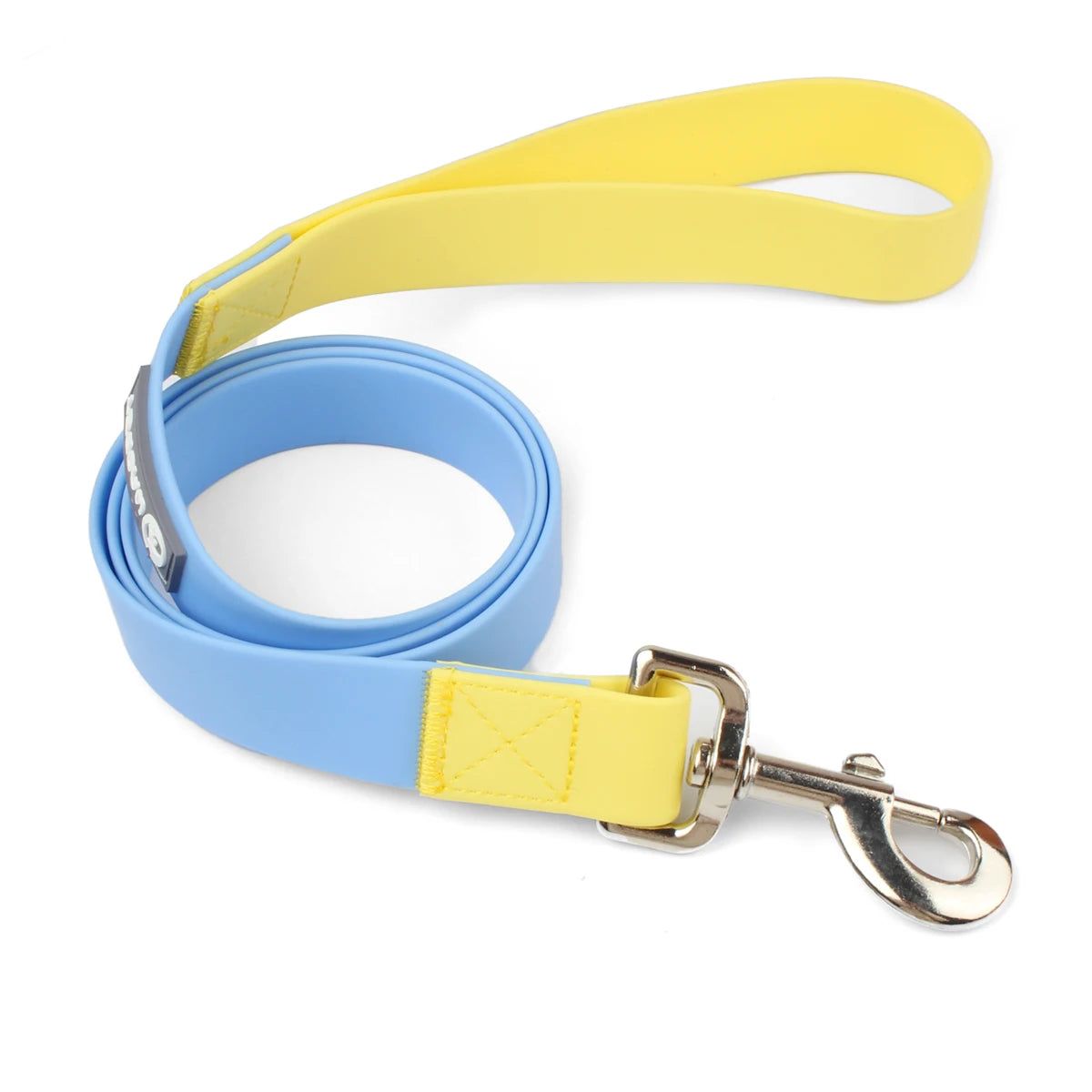Vattentätt Hundhalsband i PVC – Träningshalsband med P-kedja och Dubbla D-ringar