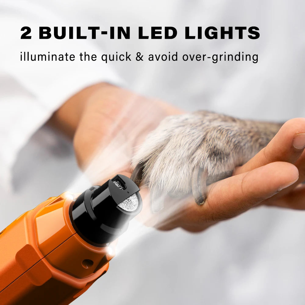 Elektrisk Hundkloslip med Usb-laddning – Tyst, Kraftfull och Exakt med Led-ljus