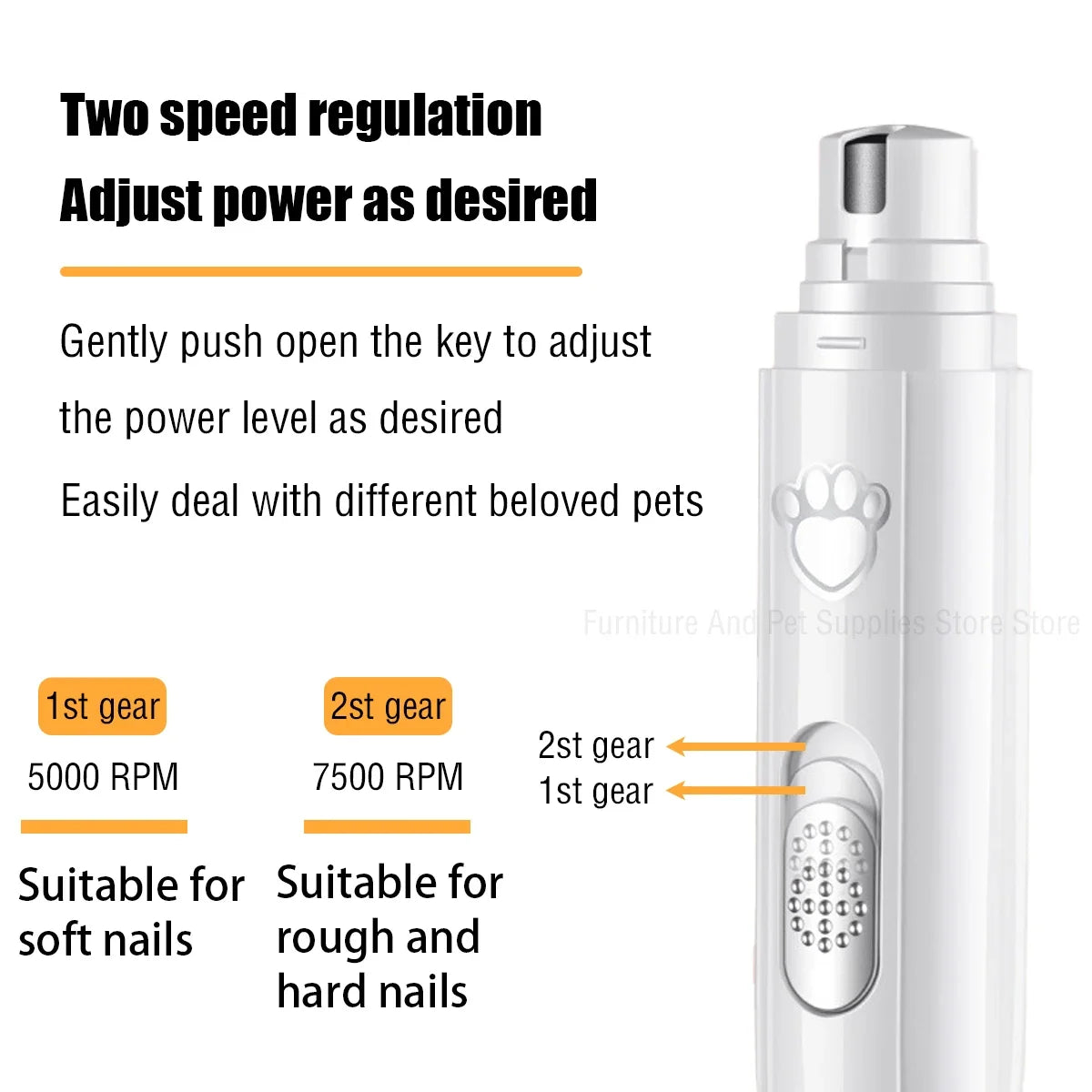 Elektrisk Hundkloslip med Usb-laddning – Tyst med Led-ljus och 2 Hastigheter