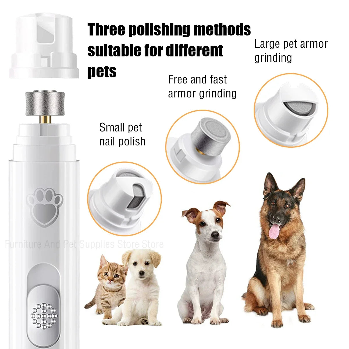 Elektrisk Hundkloslip med Usb-laddning – Tyst med Led-ljus och 2 Hastigheter