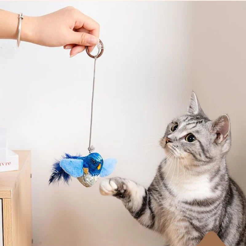 Kattleksak Fågel med Ljud och Kattmynta