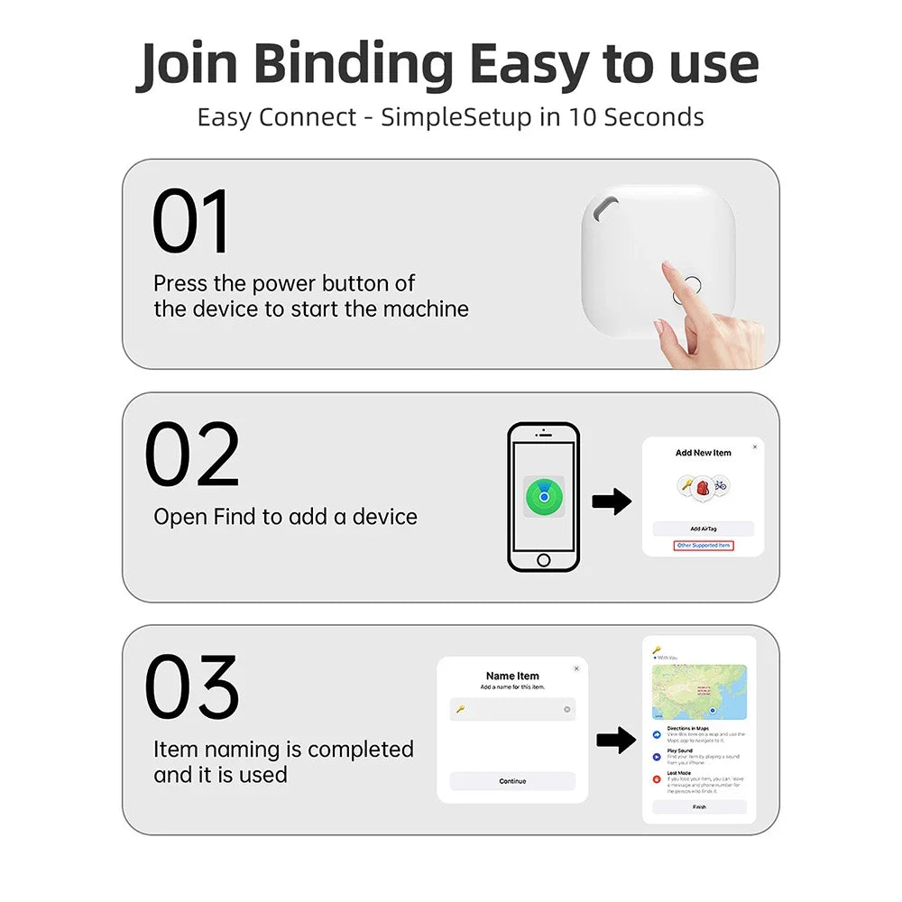 Bluetooth-GPS För Hundar Och Katter – Kompatibel Med Apple Find My