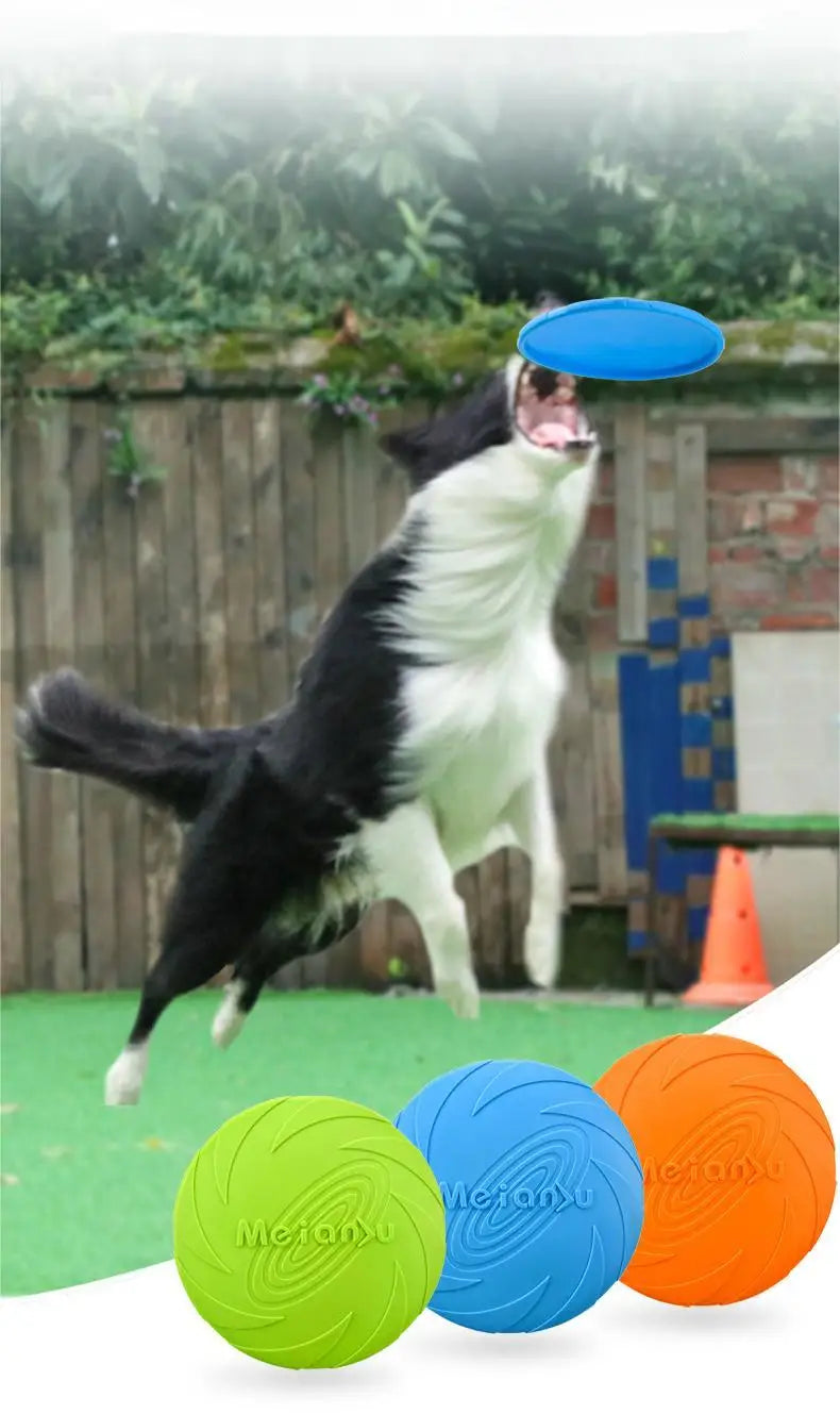 Interaktiv Hundfrisbee – Slitstark Flygande Leksak för Aktiva Hundar
