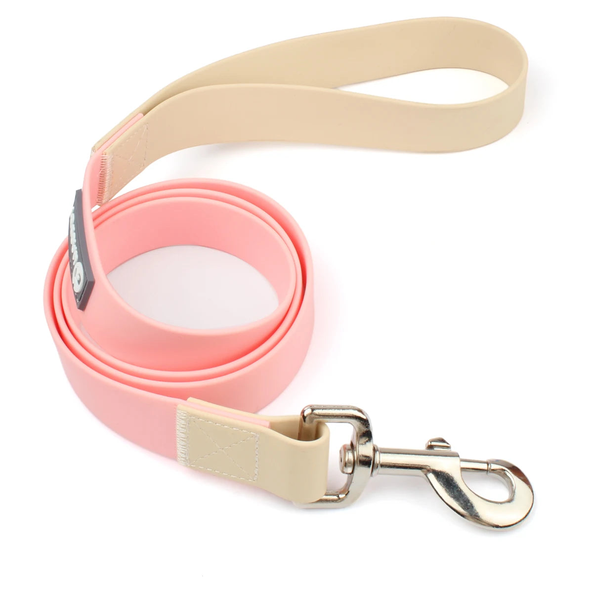 Vattentätt Hundhalsband i PVC – Träningshalsband med P-kedja och Dubbla D-ringar