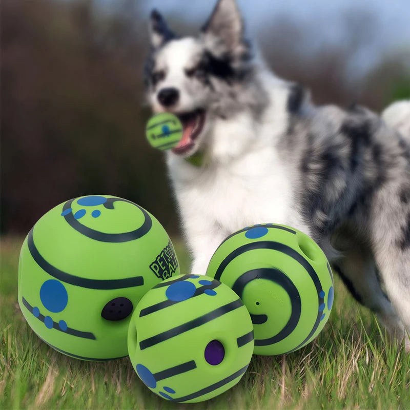 Interaktiv Leksaksboll för Hund – Med Roliga Ljud vid Rörelse