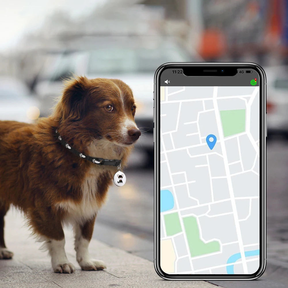 Vattentålig GPS-Tracker för Husdjur – Realtidsspårning med App & Ljudsignal
