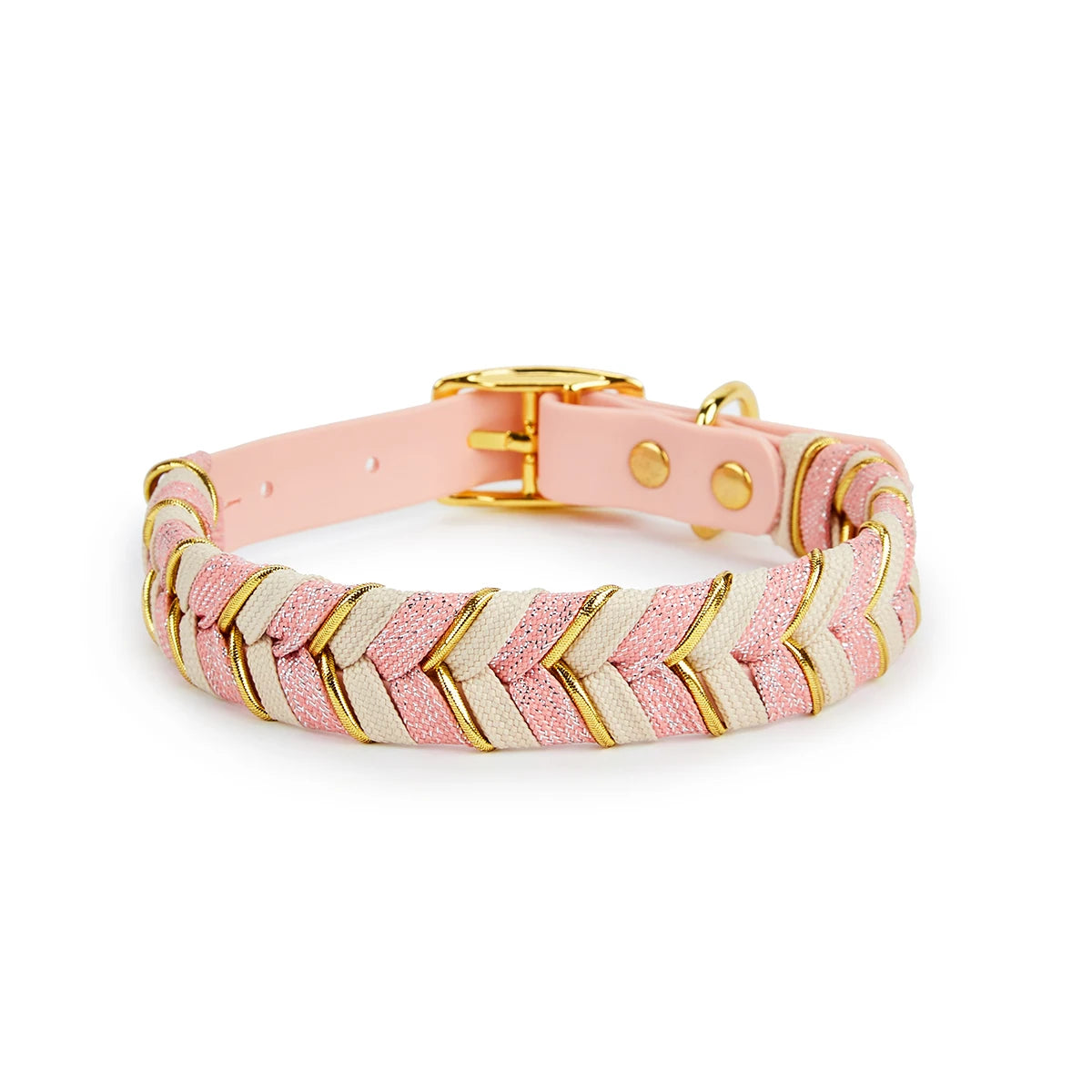 Exklusivt Handvävt Hundhalsband – Färgstark, Stilren & Justerbar Design
