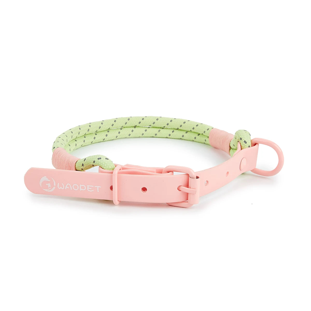 Snyggt och Vattentåligt Hundhalsband i Candy-Stil – Reflekterande och Handgjort