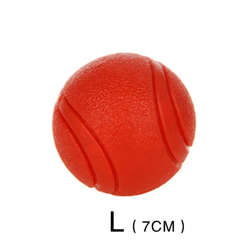 robust solid gummiboll för hundar och apport