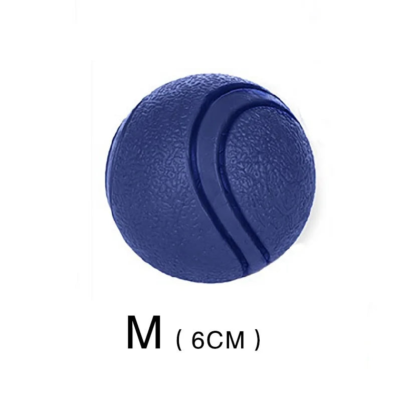 robust solid gummiboll för hundar och apport