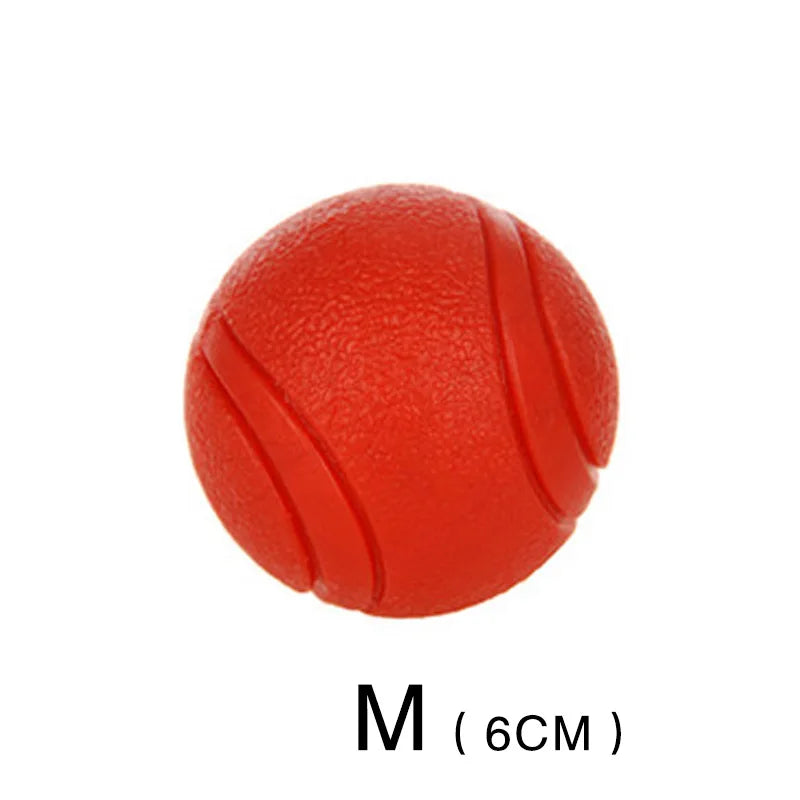 robust solid gummiboll för hundar och apport