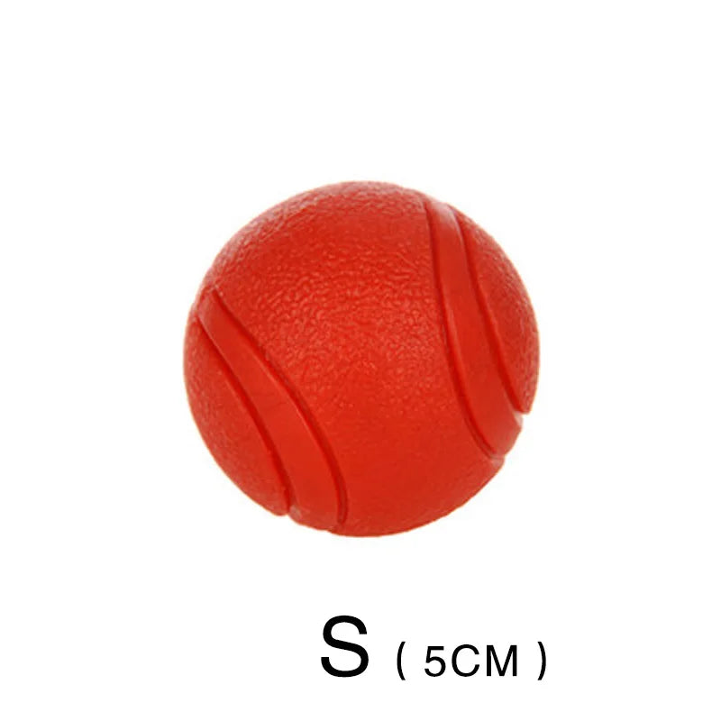 robust solid gummiboll för hundar och apport