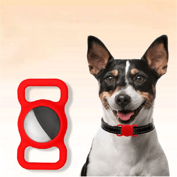 Silikonfodral för Apple AirTag – Fäste för Hund- och Katthalsband