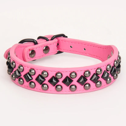 Slitstarkt Hundhalsband i PU-läder - Elegant och Tåligt Hundhalsband med Robust Design