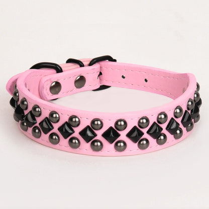 Slitstarkt Hundhalsband i PU-läder - Elegant och Tåligt Hundhalsband med Robust Design