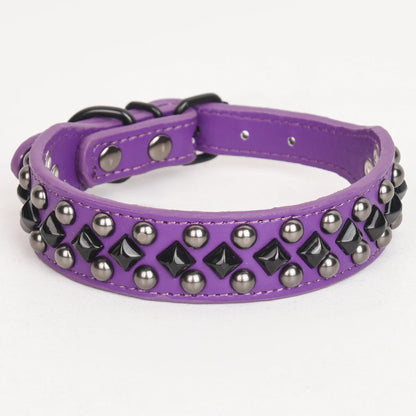 Slitstarkt Hundhalsband i PU-läder - Elegant och Tåligt Hundhalsband med Robust Design