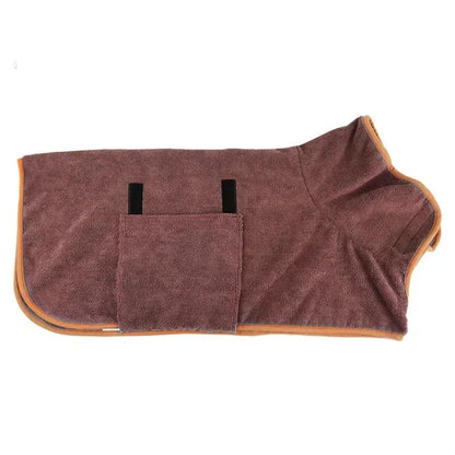 Hundbadrock av Microfiber för Små till Stora Hundar