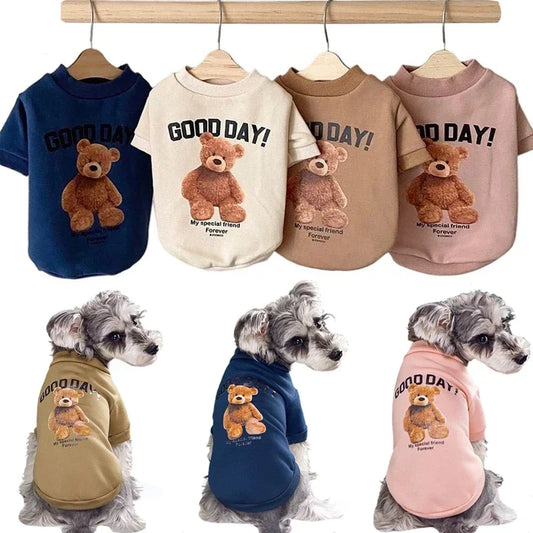 Björntröja i Fleece för Hund & Katt – Söt och Varm Pullover för Höst & Vinter