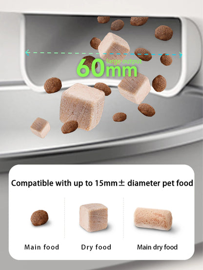 Smart WiFi-Styrd Automatisk Foderautomat med Kamera – För Katt & Hund