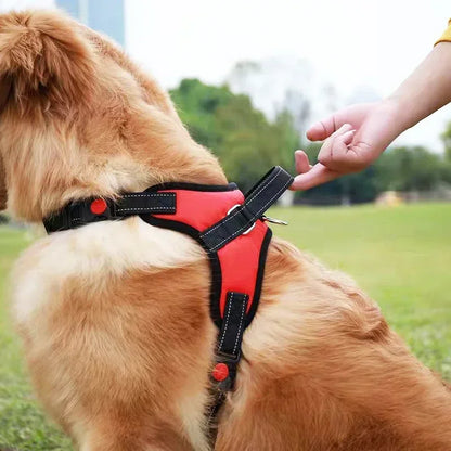 Reflekterande Dragfri Hundsele – Säker & Bekväm för Promenader Året Runt