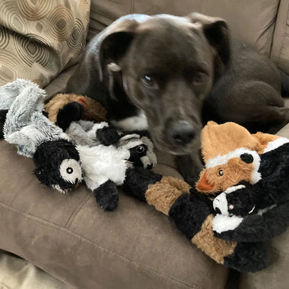 Tuggleksak Utan Fyllnad för Hund – Med Pipljud & Prassel i Slitstark Fleece