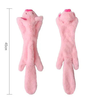 Tuggleksak Utan Fyllnad för Hund – Med Pipljud & Prassel i Slitstark Fleece