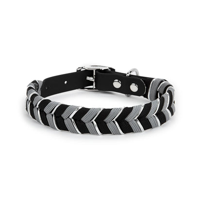 Exklusivt Handvävt Hundhalsband – Färgstark, Stilren & Justerbar Design