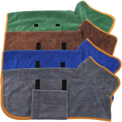 Hundbadrock av Microfiber för Små till Stora Hundar
