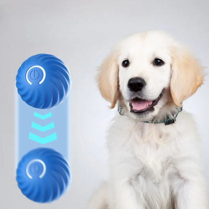Intelligent Hoppande Hundboll – USB-laddningsbar Interaktiv Boll för Valpar och Små Hundar
