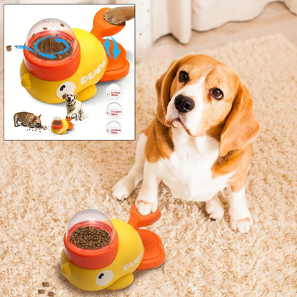 Interaktiv Hundmatare i Ankdesign – Långsam Utfodring och Mental Stimulans i Ett