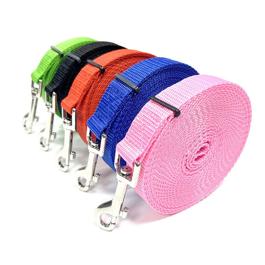 Långt Träningskoppel för Hund – Slitstarkt Nylon (1,2–30 m) för Promenad, Träning och Kontroll