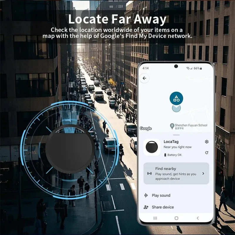 Smart GPS-spårare för Android – Bluetooth & Google Find My Device
