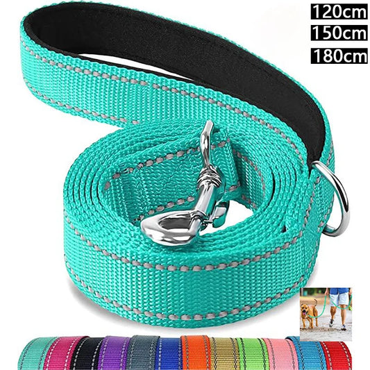 Reflekterande Koppel för Hund & Katt – Slitstarkt Polyester för Promenad & Träning